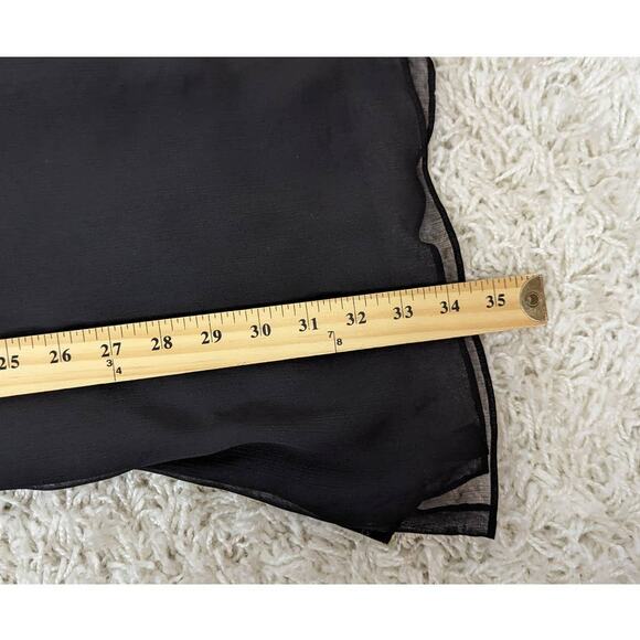 Aritzia Little Moon Spaghetti Strap Slip Dress Black XS - Picture 9 of 13